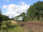 Nachschuss von VT16 mit der VBG86566 nach Hof bei Schnfeld.