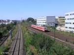 610 001-9 verlsst Regensburg als RB Nrnberg.