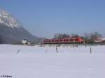 425 126 zieht als RB nach Kufstein bei Niederaudorf.