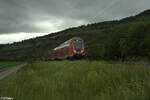 445 043 als RE55 RE 4649 Frankfurt/Main - Bamberg bei Thüngersheim. 18.05.24