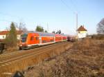 RE1 Brandenburg HBF bei Frankfurt/Oder Nuhnen.