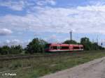 646 017 erreicht saarmund mit einer RB22 Potsdam HBF.