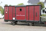 Postwagen der Mecklenburgischen Bäderbahn Molli am 13.09.2020 in Kühlungsborn West