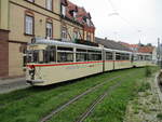 Am 04.September 2021 stand in Erfurt der Tw 190 in der Innenstadt.