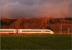 kbs-702-offenburg-basel-rheintalbahn/759804/ice-4-triebzug-9041-buggingen-november-2021 ICE 4-Triebzug 9041. Buggingen, November 2021.