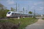 kbs-702-offenburg-basel-rheintalbahn/808332/412-039-bei-muellheim-april-2022 412 039 bei Müllheim. April 2022.