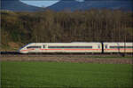 ICE 4 '412 062' ist südwärts bei Buggingen unterwegs.