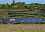 Der Wagen 33 54 4962 257-0 TEN CZ-GTSL Sggmrss im Zugverband mit Re 475 435.