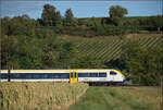 463 023 und 463 019 (im Bild) nordw�rts bei Buggingen. September 2026.