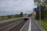 RABe 521 201 'Konstanz' und RABe 521 204 in Welschingen.