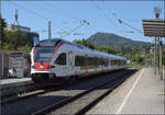 RABe 521 208 und RABe 521 006 in Engen. August 2026.