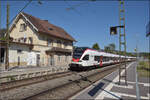 RABe 521 207 und RABe 521 202 in Welschingen.