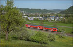 Die Dostogarnitur mit 245 006 bei Dogern. April 2026.
