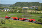 641 016 und 641 015 bei Dogern. April 2026.