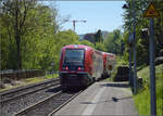 641 018 und 641 039 in Laufenburg (Baden). April 2026.