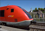 641 018 und 641 039 in Laufenburg (Baden). April 2026.