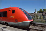 641 018 und 641 039 in Laufenburg (Baden). April 2026.