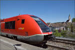 641 018 und 641 039 in Laufenburg (Baden). April 2026.
