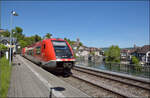 641 018 und 641 039 in Laufenburg (Baden). April 2026.