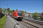 641 018 und 641 039 in Laufenburg (Baden). April 2026.