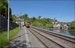 641 018 und 641 039 in Laufenburg (Baden). April 2026.