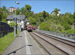 641 018 und 641 039 in Laufenburg (Baden). April 2026.