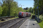 641 013 und 641 031 in Laufenburg (Baden). April 2026.