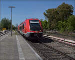 641 039 und 641 018 in Grenzach. April 2026.