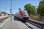 641 031, 641 013 und 641 038 in Grenzach. April 2026.