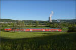 Dostos mit 245 007 bei Dogern. April 2026.
