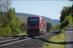 641 039 als Solofahrer bei Dogern. April 2026.