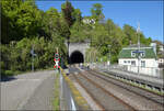 Das Westportal des Rappensteintunnels in Laufenburg (Baden).
