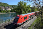 641 010 und 641 039 (im Bild) in Laufenburg (Baden). April 2026.