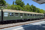 Der Wegmannwagen der CFL ist heute in Diensten der EFZ mit der Nummer ABDn 4048 Stg.