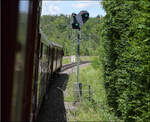 ET 65, der wiederbelebte Rote Heuler.

465 005 unterwegs auf der Panoramabahn. Stuttgart, Juni 2026.