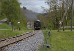 Saisonstart bei der Sauschwänzlesbahn. 

50 2988 am Bahnhof Grimmelshofen. April 2024.