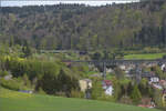 Saisonstart bei der Sauschwänzlesbahn. 

50 2988 in der Kehrschleife bei Epfenhofen. April 2024.