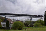 Saisonstart bei der Sauschwänzlesbahn. 

50 2988 auf dem Epfenhofer Viadukt. April 2024.
