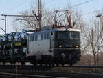E40 002 (140 002) PRESS mit Autozug durch Dedesen-Gmmer.