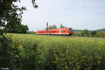 440 816 als RB 53 RB58016 Bamberg - Schlüchtern bei Himmelstadt.