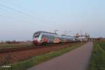 442 127-7 + 442 129-3 als S3 37350 Leipzig Stötteritz - Halle/Saale bei Schkeuditz West.