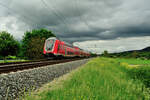 445 062 als RE 55 4622 Bamberg - Frankfurt/Main bei Thüngersheim.