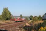 610 015 + 019 als RE 3693 Hof nach Regensburg in Pechbrunn.