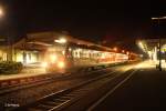 610 013 mit dem RE 3699 Hof - Regensburg in Wiesau/Oberpfalz.