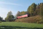 610 501 als RE nach Hof bei Oberteich. 24.10.14