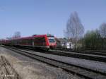 612 481 als RE 3460 Dresden – Nrnberg HBF in Marktredwitz.