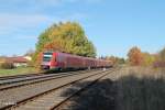 612 490 + 612 605 als Franken-Sachsen-Expess Dresden - Nrnberg bei Schnfeld.