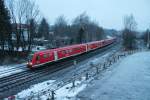 Zwei 612er auf dem Weg nach Nürnberg bei der Einfahrt in marktredwitz.