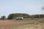 VT650 736 kommt als ag84580 Hof - Bad Rodach bei Habnith bei Marktleuthen.