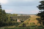 VT650 734  Forchheim  überquert das Neusorger Viadukt als ag84590 Hof - Bad Rodach 09.09.16